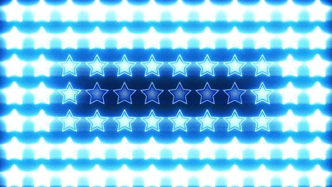 Shining Stars Block Blue Loop Stock Footage 90719230