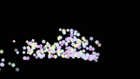 Shining stars motion graphics with night background Stock Footage 135016728