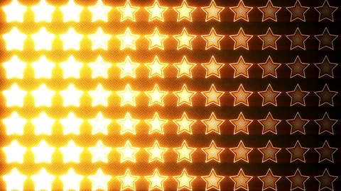 Shining Stars Wipe Orange Loop Stock Footage 90720673