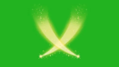 Shining streaks motion graphics with green screen background Stock Footage 278359392