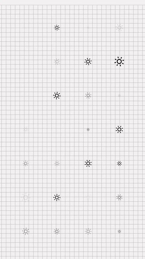 Shining sun animation loop. Seamless pattern background. small suns slowly blink Stock Footage 322644701
