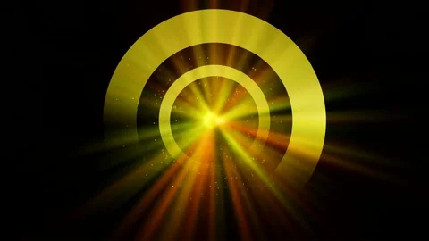 Shining Through Looping Animation Stock Footage 73585655
