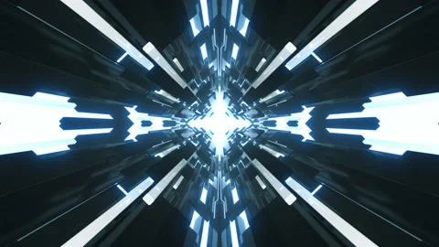 Shining tunnel Stock Footage 165515600