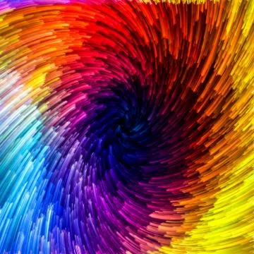 Shining Vibrant Vortex 스톡 일러스트
