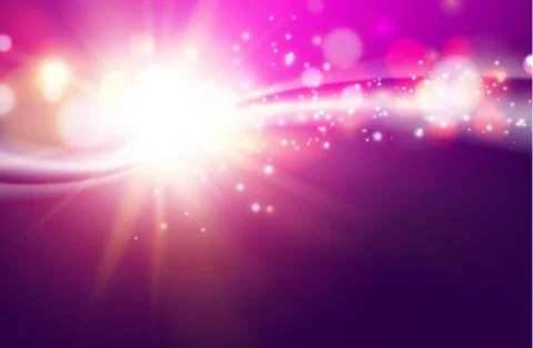 Shining violet flow Stock Illustration