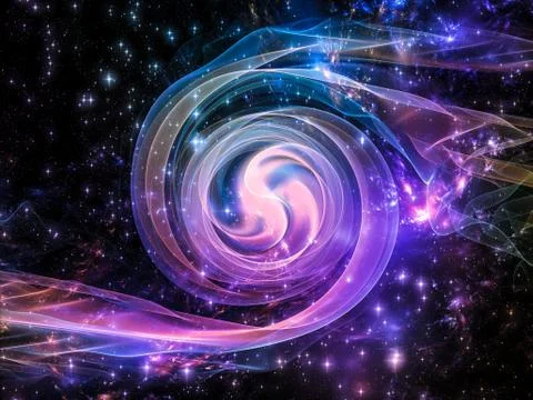 Shining Vortex Stock Illustration