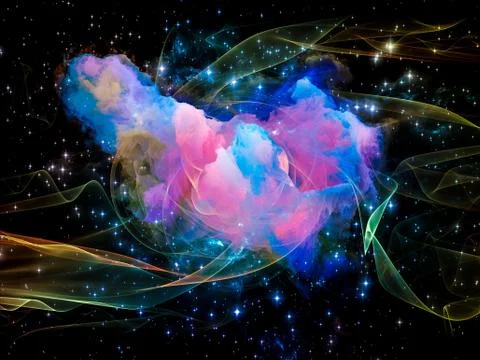 Shining Vortex Stock Illustration