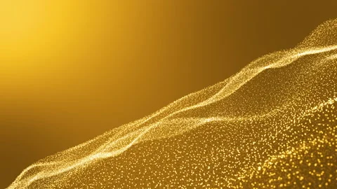 Shining wave particles animation background Stock Footage 169543742