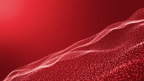 Shining wave particles animation background Stock Footage 171012693