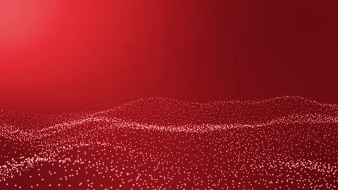 Shining wave particles animation background Stock Footage 171012766
