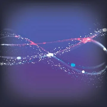 A shining waves background Stock Illustration