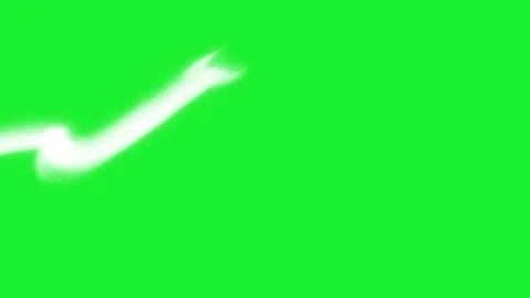 Shining white path motion graphics with green screen background Видео 342373979