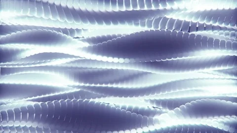 Shining white wave lines animation background. Stock Footage 180101210