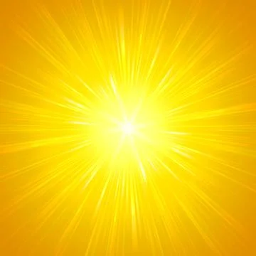 Shining yellow lights Stock Illustration