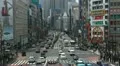 Shinjuku Neon Sign Busy Shopping Street Tokyo Japan Day Traffic Crowds Tokio HD Footage