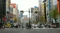 Shinjuku Neon Sign Street, Shopping Area in Tokyo, Japan, Day Traffic Crowds HD Footage