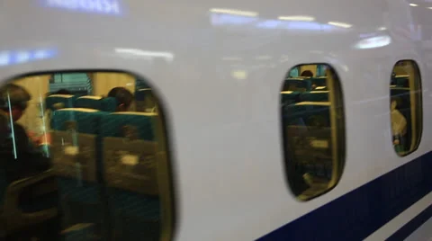 Shinkansen bound for Nagoya Video stock 31201224