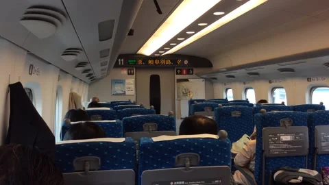 Shinkansen bullet train Stock Footage 149203907