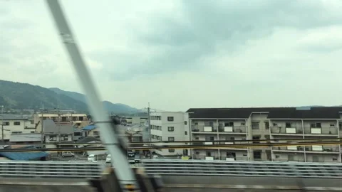 Shinkansen bullet train Stock Footage 149203917
