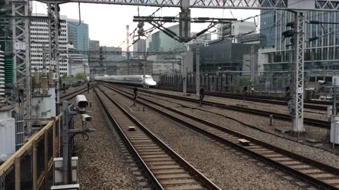Shinkansen bullet train Stock Footage 149203929