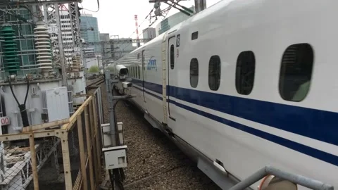 Shinkansen bullet train Stock Footage 149203930