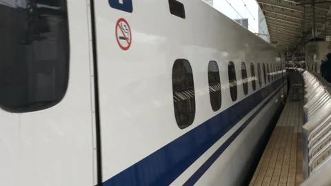 Shinkansen bullet train Stock Footage 149203933