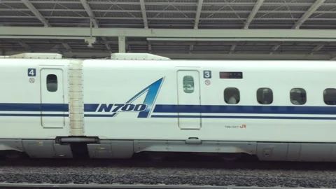 Shinkansen bullet train Stock Footage 149203935