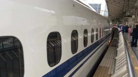Shinkansen bullet train Stock Footage 149203937