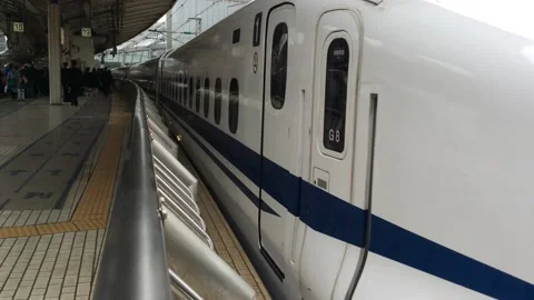 Shinkansen bullet train Stock Footage 149203943