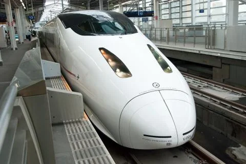Shinkansen bullet train Stock Photos