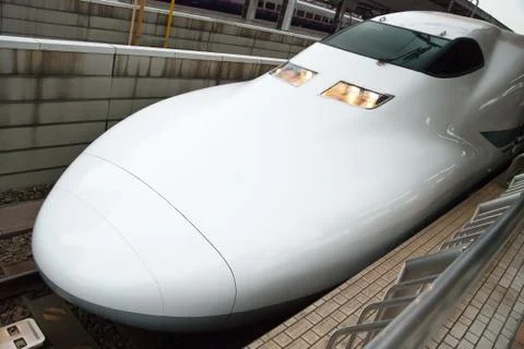 Shinkansen bullet train Stock Photos