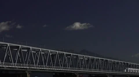 Shinkansen At Fujikawa Stock Footage 21579999