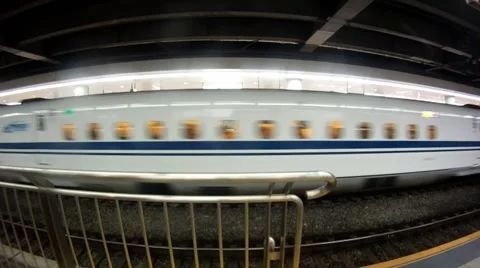 Shinkansen - the japanese train Stockbeeldmateriaal 47403061