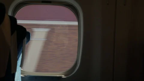 Shinkansen Window View Stock Footage 104441549