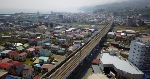 Shinkansen x2 Stock-Footage 89674813