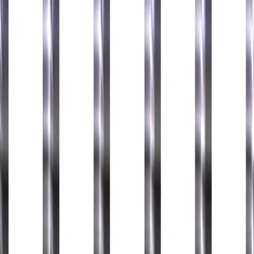 Shinning Jail Bars Stock Illustration