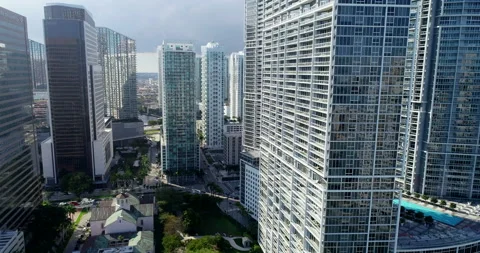 Shinning Towers of Brickell Video stock 155181614