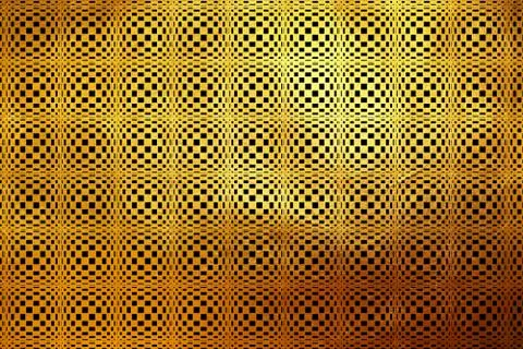 Shinning unique creative checkered dynamic golden abstract texture pattern Stock Illustration