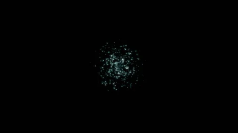 Shinny  Particles Orb Stock Footage 57591523