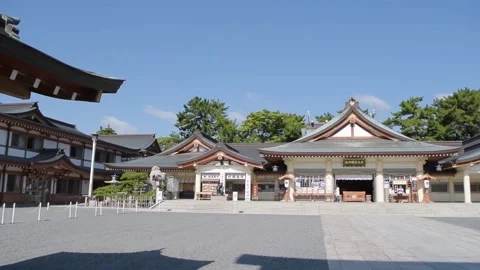 Shinto shrine hiroshima Stock Footage 154314788