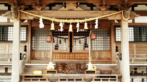 Shinto Temple Video stock 655394