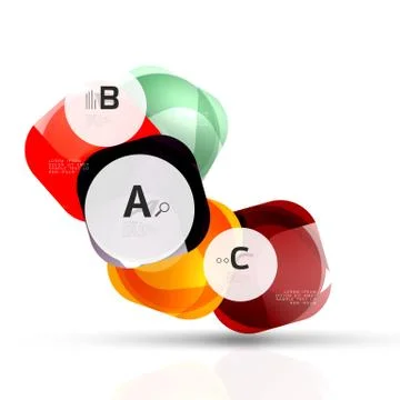 Shiny abstract elements Stock Illustration