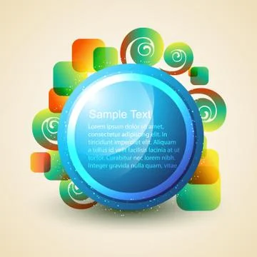 Shiny abstract illustration Stock Illustration