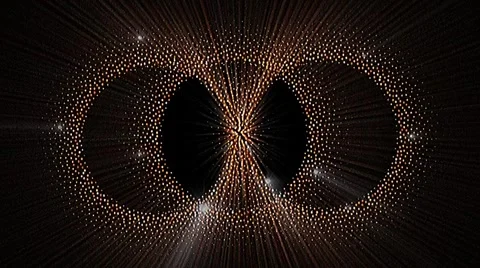 Shiny Abstract Light Multiple Circle Background 4K Overlay Stock Footage 304511479