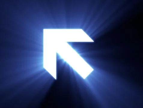 Shiny arrow Stock Illustration