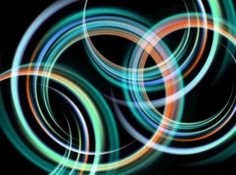 Shiny background with color circle Illustrazione stock