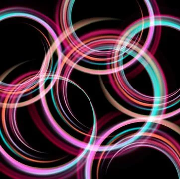 Shiny background with color circle Illustrazione stock