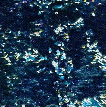Shiny background scale texture blue silver sequin Illustrazione stock