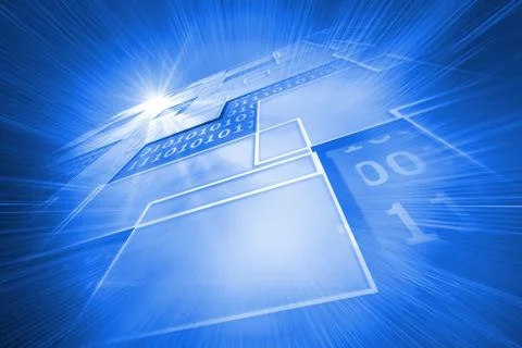 Shiny background with squares Illustrazione stock