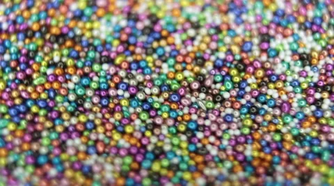 Shiny Beads 1 Stock Footage 44121837
